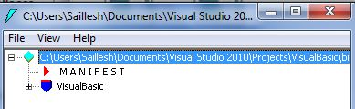 Click on Visual Basic